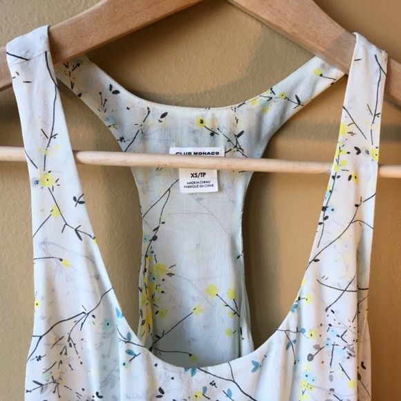 CLUB MONACO Silk Racerback Top - Picture 8 of 11